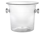 Secchiello atos in polistirene trasparente per 2 bottiglie cm 26x25x21,5 h 