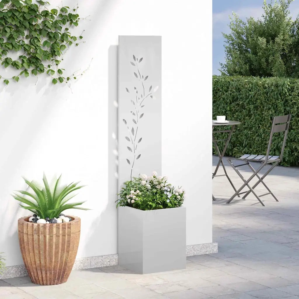 Schermo per privacy in giardino Argento 32 x 32 x 150 cm CFW9328999