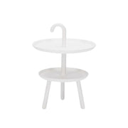 Tavolino da esterno Hook Bianco Ø.41cm x H. 55cm