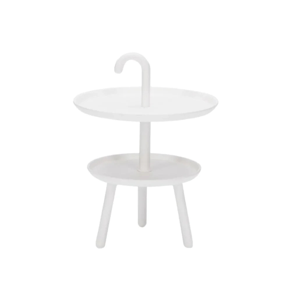 Tavolino da esterno Hook Bianco Ø.41cm x H. 55cm