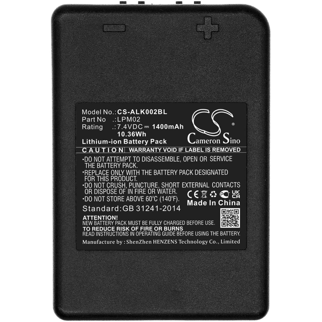 BATTERIA COMPATIBILE AUTEC LPM02 7,4V 1400mAh