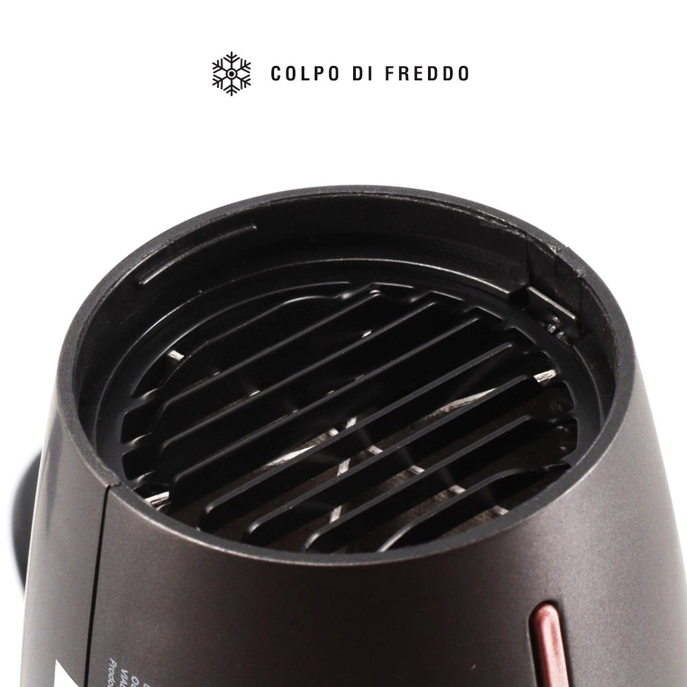 HIGH-TECH ASCIUGACAPELLI PIEGHEVOLE CON DIFFUSORE DA 1600 WATT