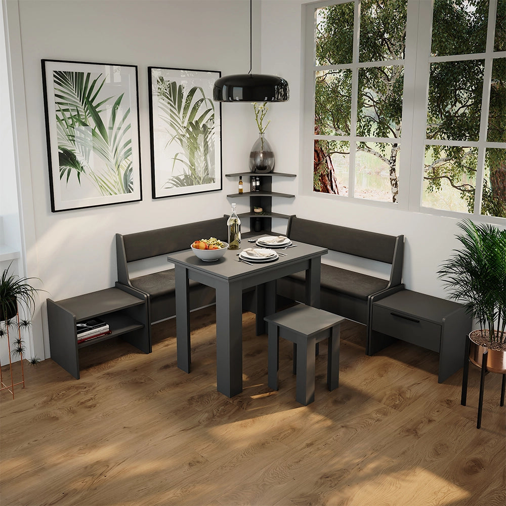 Vicco Libreria angolare da terra Antracite 43.5 x 37 cm
