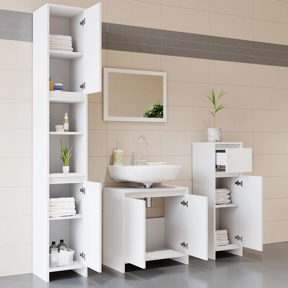 Vicco Mobile sottolavabo per bagno Bianco 58 x 60 cm