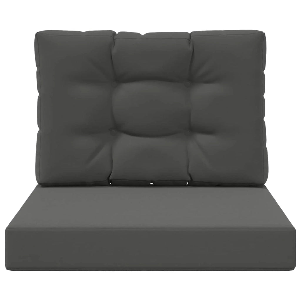 Cuscino per divano da esterno 2 pcs Antracite Poliestere 900727