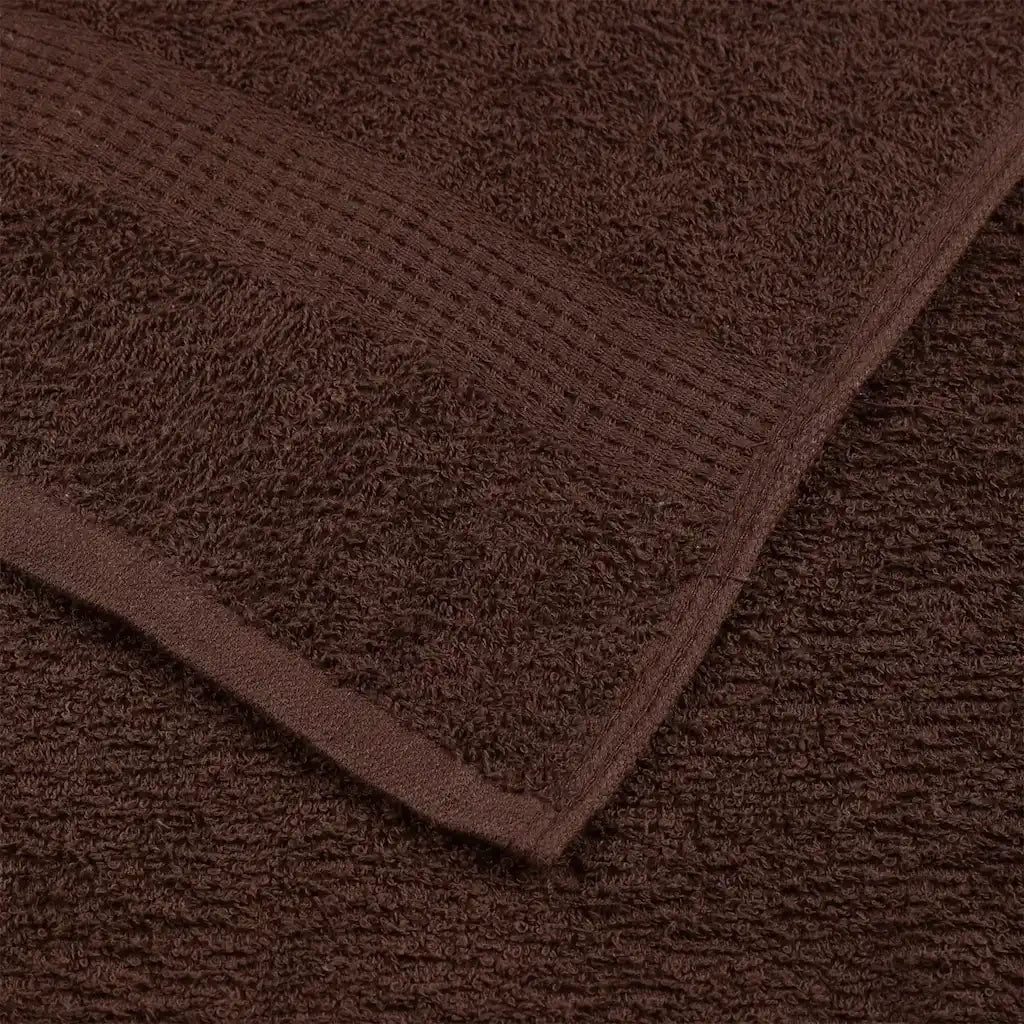 Asciugamani per sauna FROGN 10 pezzi Marrone 80x200 cm 360 g/m2
