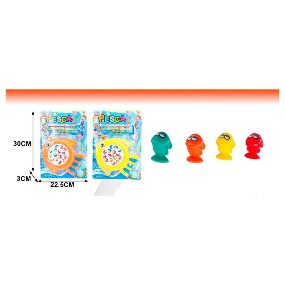 Trade Shop - Gioco Della Pesca Con Musica E Suoni Gioco Da Tavolo Per 3 Giocatori 15 Pesci -