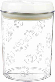 Scatola per Cibi e Spuntini in Plastica 1,5 L/Ø 12 cm Translucida/Bianca