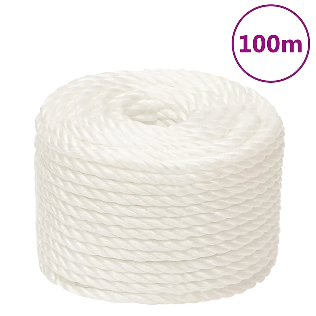 Corda da Lavoro Bianca 14 mm 100 m in Polipropilene 153062