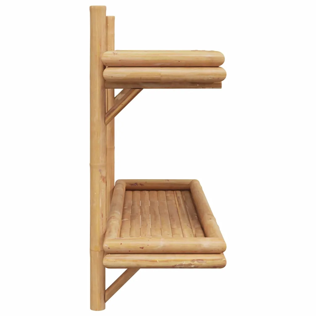 Scaffale da parete Marrone 75 x 26 x 60 cm Bambù 4107161