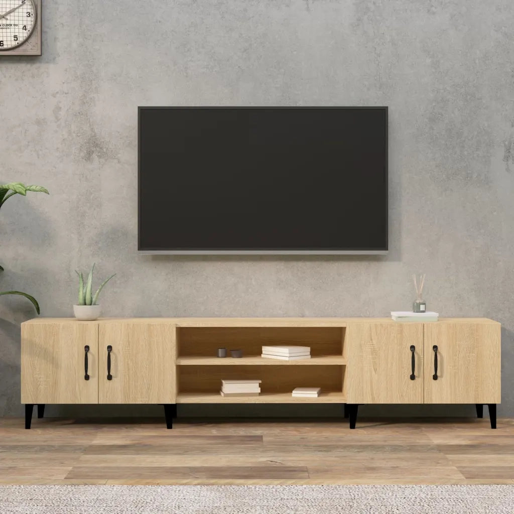Mobile TV | Armadietto TV | Mobile Porta TV Rovere Sonoma 180x31,5x40 cm Legno ingegnerizzato