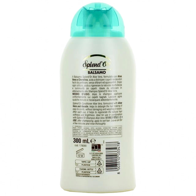SPLENDOR BALSAMO 300ML ALOE E CHERATINA