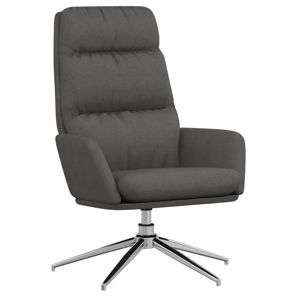 Poltrona Relax Grigio Scuro in Tessuto 341131
