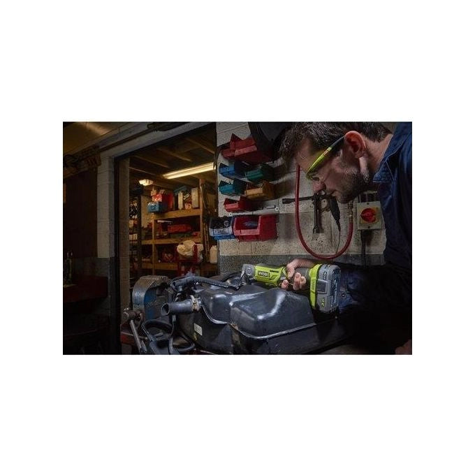 RYOBI R18MT-0 Utensile Multifunzione 18V Testa Orientabile 4 Posizioni Velocita' Variabile 6 Livelli Oscillazioni 10000-20000 rpm colore Nero