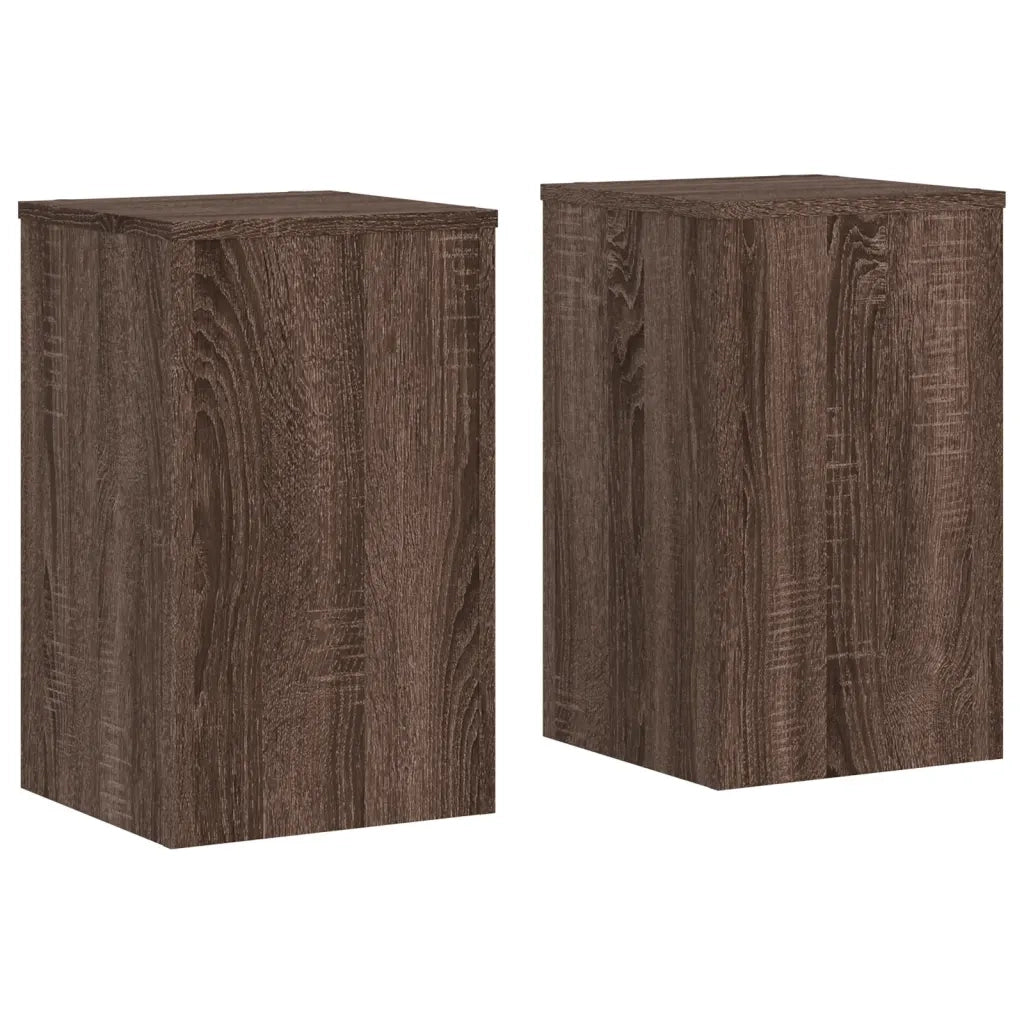 Supporti per piante | Sostegno per piante 2 pz Marrone 30x30x50 cm Legno Multistrato
