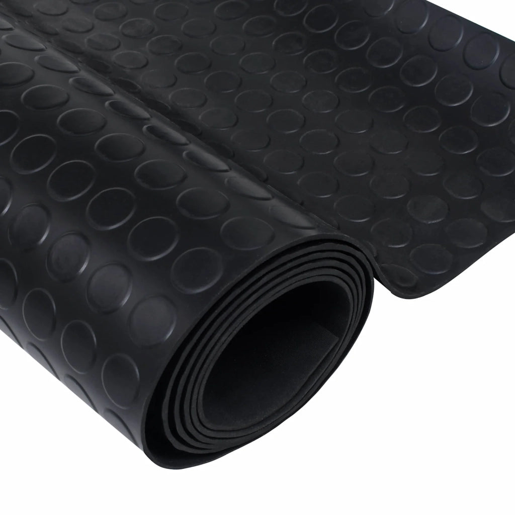 Tappeto per pavimento Nero 1 x 2 m Gomma 42046724