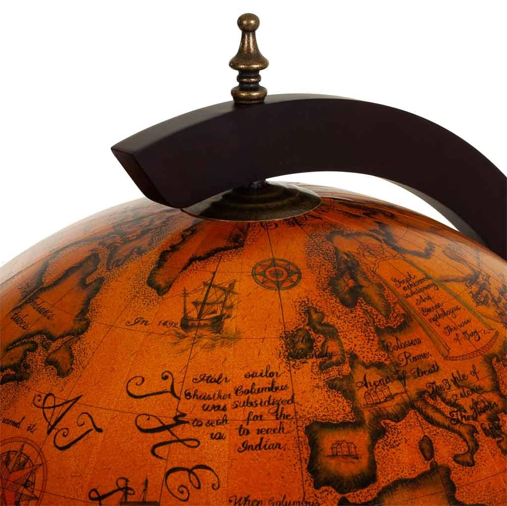 Portabottiglie globo marrone 55,5x55x,5x93,5h
