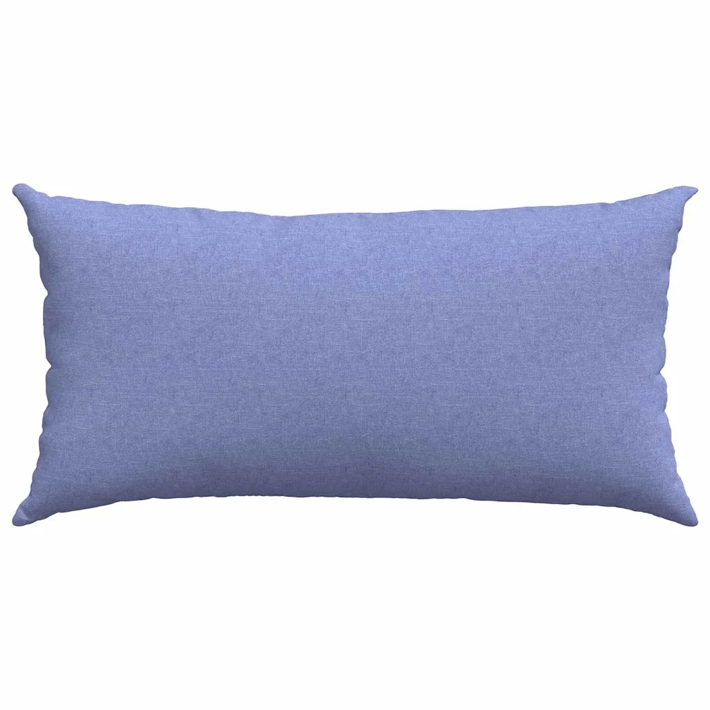 Cuscini da Divano 2 pcs Blu jeans 80 x 40 cm Tessuto 42013710