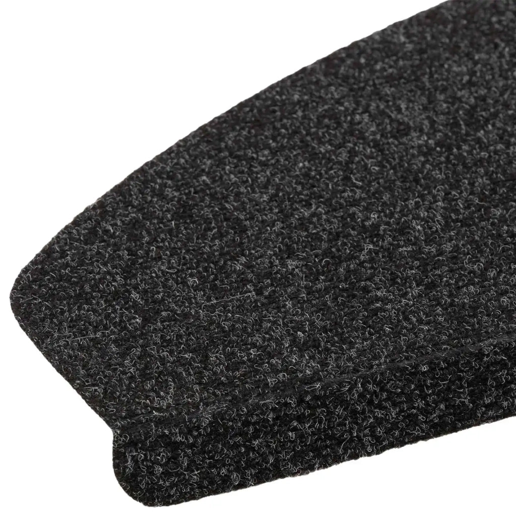 Tappetini per scale autoadesivi 15 pcs Nero 80 x 28 x 3,5 cm 42040595