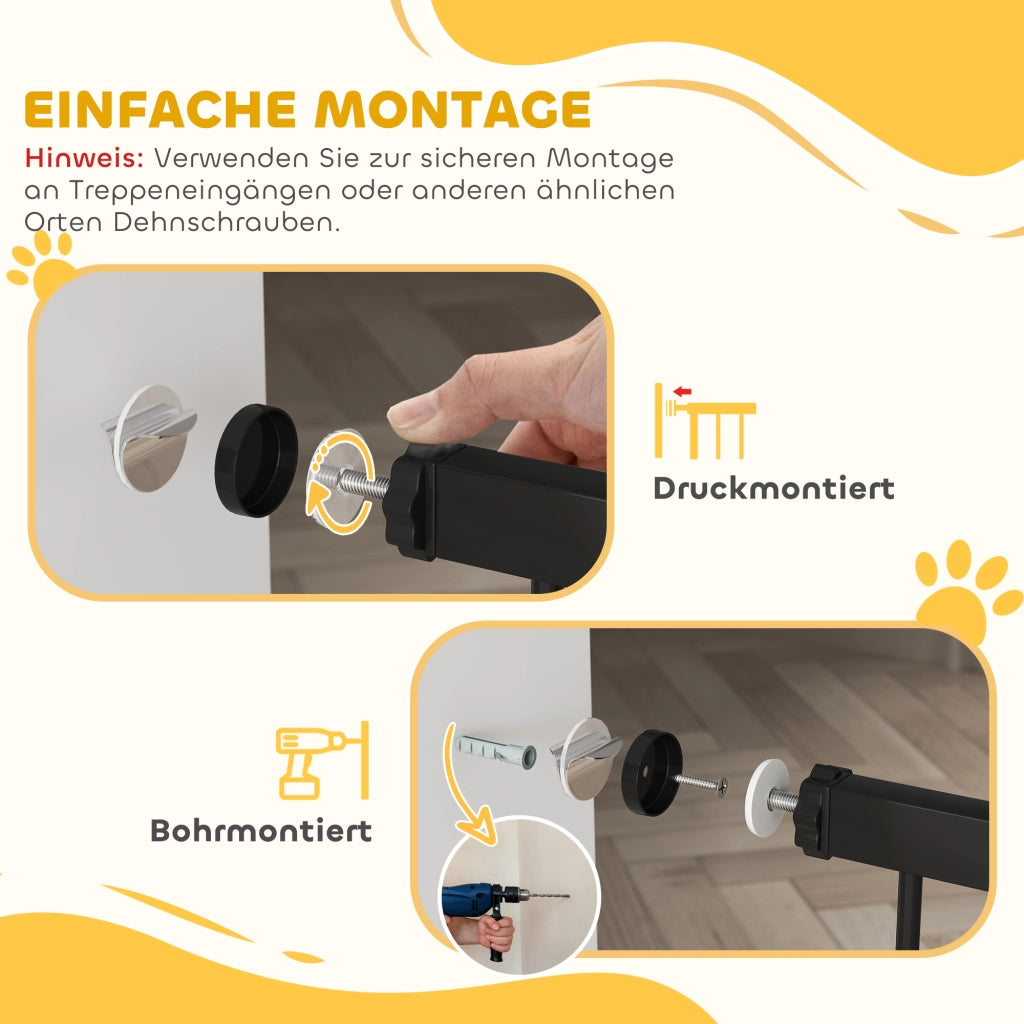 Cancello per Cani ¨C Minimal ¨C Grigio 76-104 cm