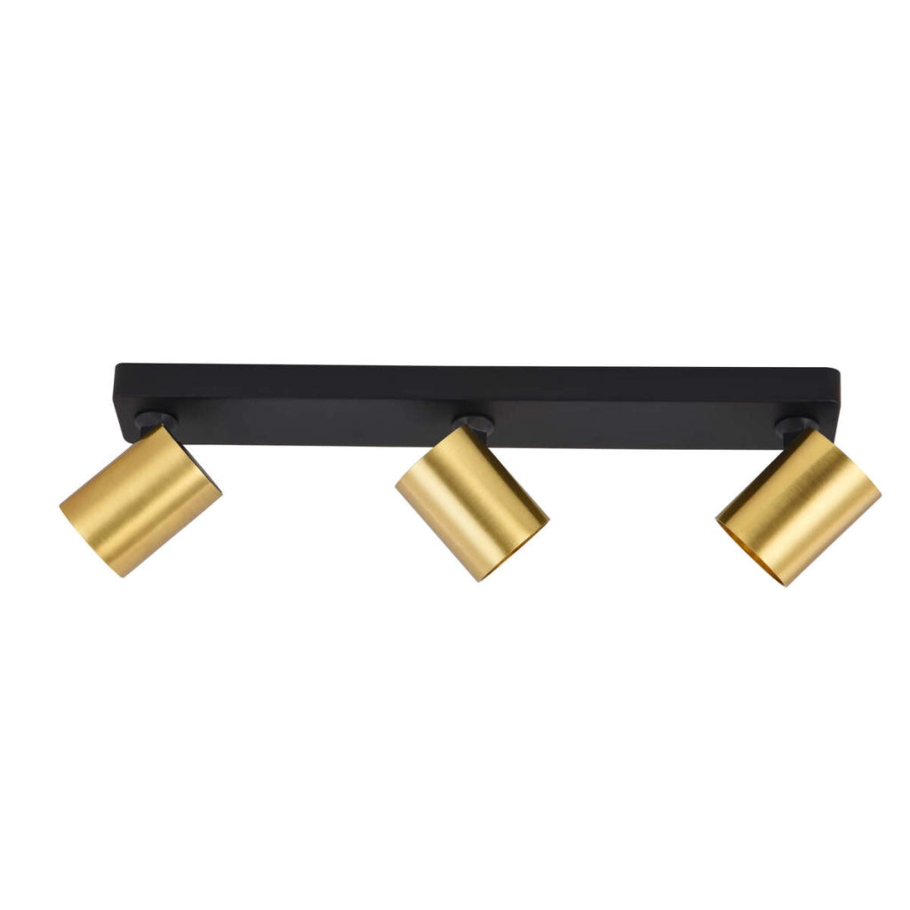 Plafoniera Snow spot 3xGU10 oro/nero Light Prestige