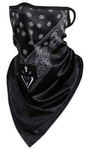 Maschera facciale Bandana - Copertura facciale riutilizzabile lavabile con orecchie