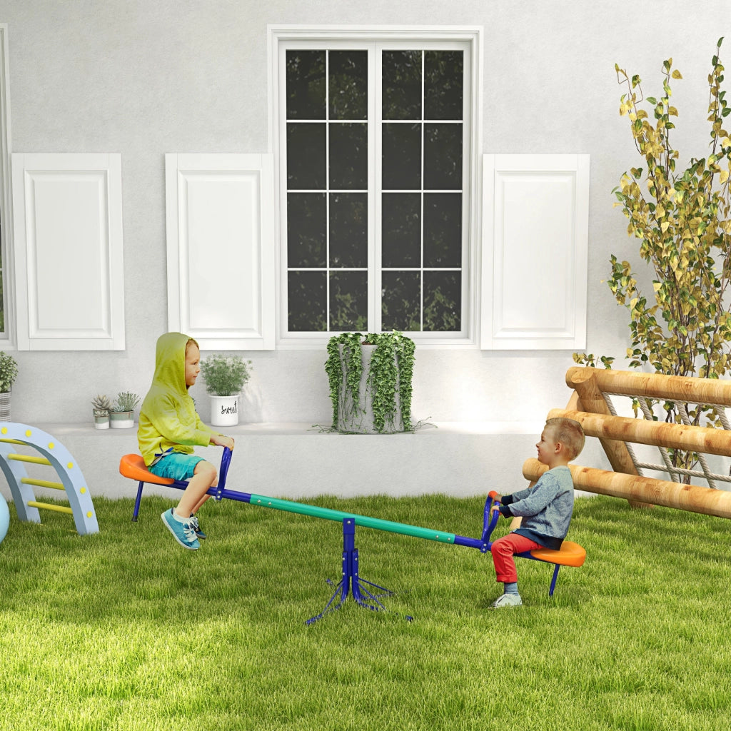 Dondolo per Bambini Regolabile con Base in Acciaio ¨C Minimal ¨C Multicolore