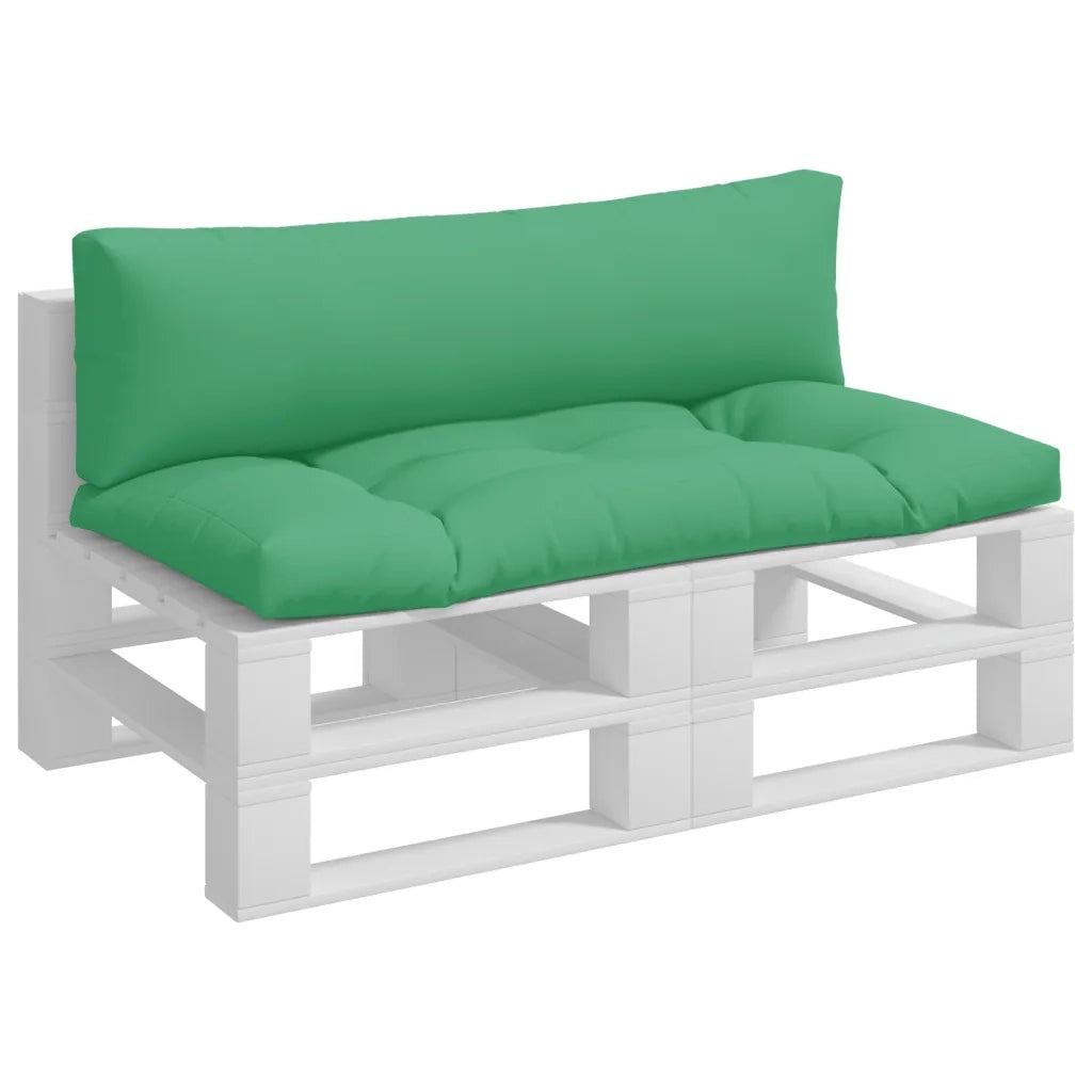 Cuscini per Pallet 2 pz Verdi in Tessuto 360927