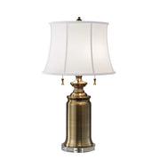 Lampada tavolo classica ottone Stateroom E27 68cm Feiss