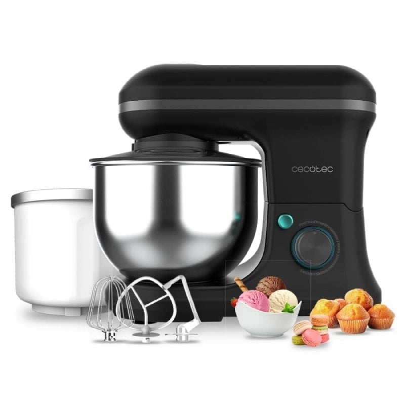 CECOTEC 04381 - Planetaria Impastatrice Cecomixer Merengue 5L 1200 Ice-Cream Black