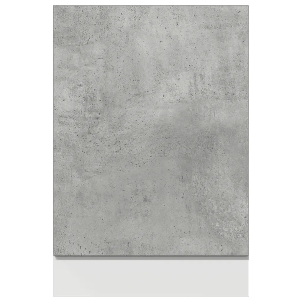 Pannello Lavastoviglie “Lyon” Grigio Cemento 45x3x67 cm 856130