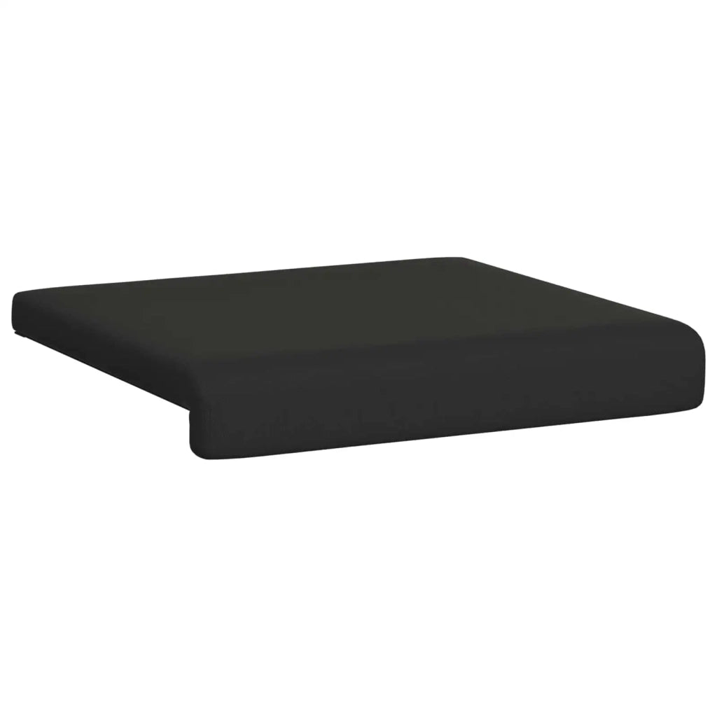 Cuscino per panchina 2 pcs Velvet testurizzato Nero 42043084