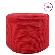 Corda | Fune Rosso 0,8 x 0,8 x 50000 cm Cotone