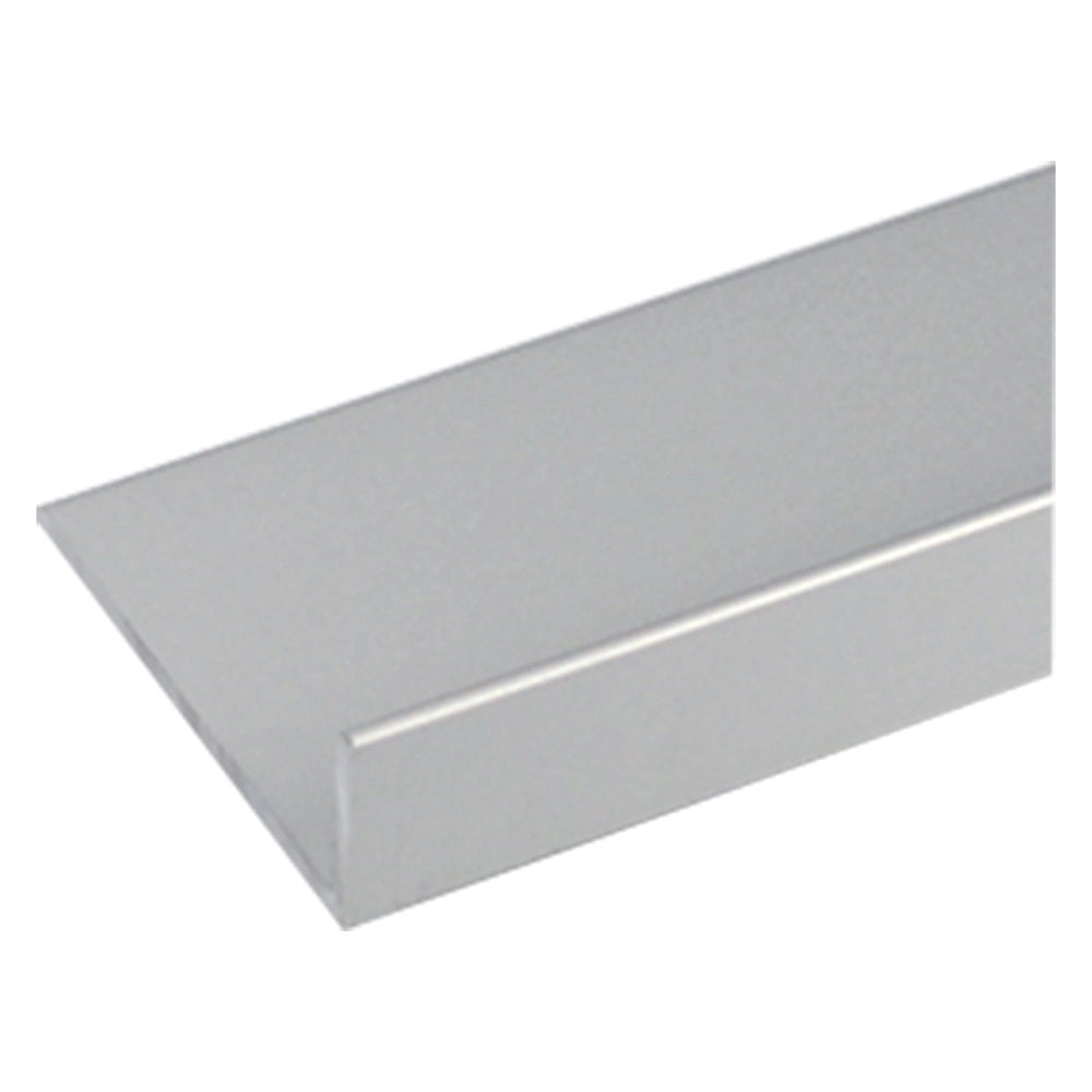 10pz profilo per fai da te angolare tipo 'l' mm 15 x 10 x 1 - mt 2 colore argent cod:ferx.1031740nlm