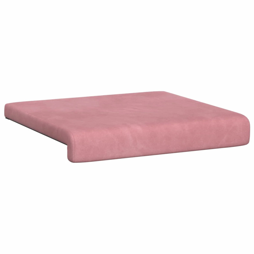 Cuscino per panchina 2 pcs Velluto Rosa Profondità 35 cm 42043025