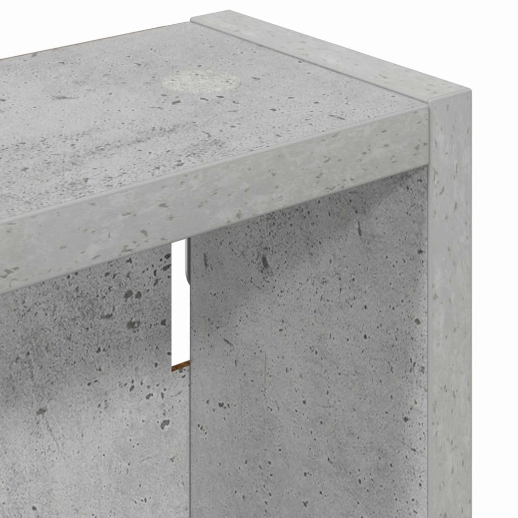 Armadio da Bagno | Mobile da Bagno a muro Grigio Cemento 40 x 10 x 60,5 cm