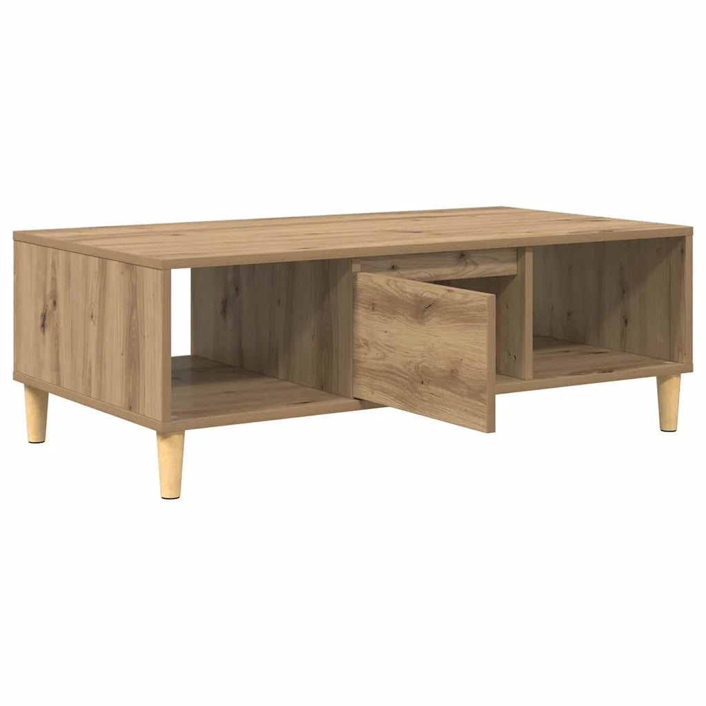 Tavolino da salotto Rovere artigianale 102 x 55 x 35 cm 875120