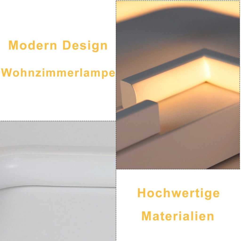 ZMH Lampada da soffitto a LED con telecomando per camera da letto e corridoio