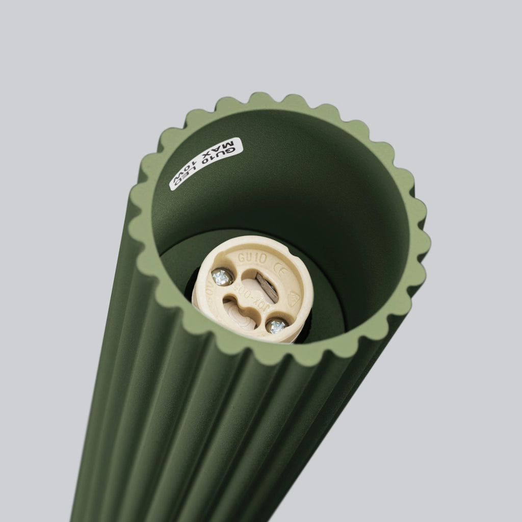 Lampada da soffitto KARBON 40 verde oliva