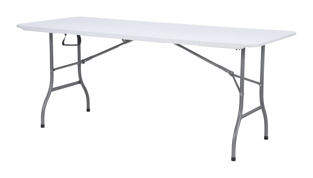 Cheonda - Tavolo Pieghevole Catering - Piano In Polietilene Alta Densità - 244 X 76 X H. 74 Cm - Tubo Ø 28 X 1 Mm