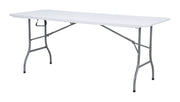 Cheonda - Tavolo Pieghevole Catering - Piano In Polietilene Alta Densità - 244 X 76 X H. 74 Cm - Tubo Ø 28 X 1 Mm
