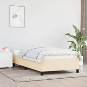 Giroletto senza Materasso Crema 90x190 cm in Tessuto 347031