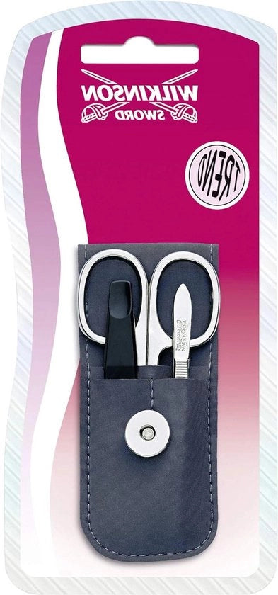 Set di manicure in pelle - Etui per spada 3 in 1 - 1 pezzo