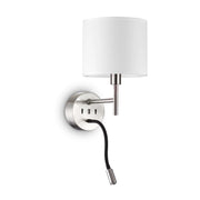 Lampada Da Parete Set Up Map2 Nickel Ideal-Lux
