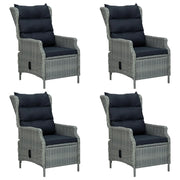 Set Mobili da Pranzo per Giardino 5 pz Grigio Chiaro 3067839
