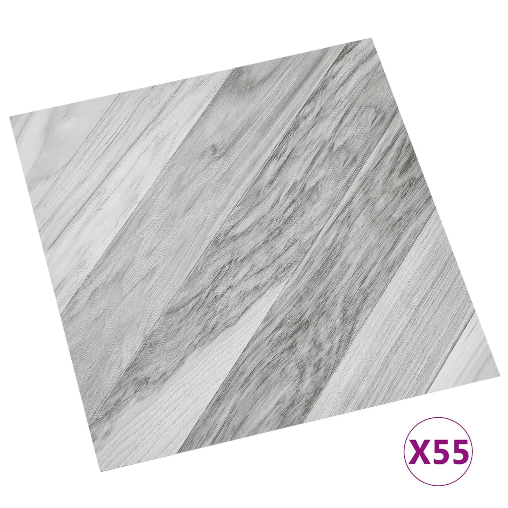 Tavole per Pavimenti 55 pcs Grigio 5,11 m² PVC 42046350