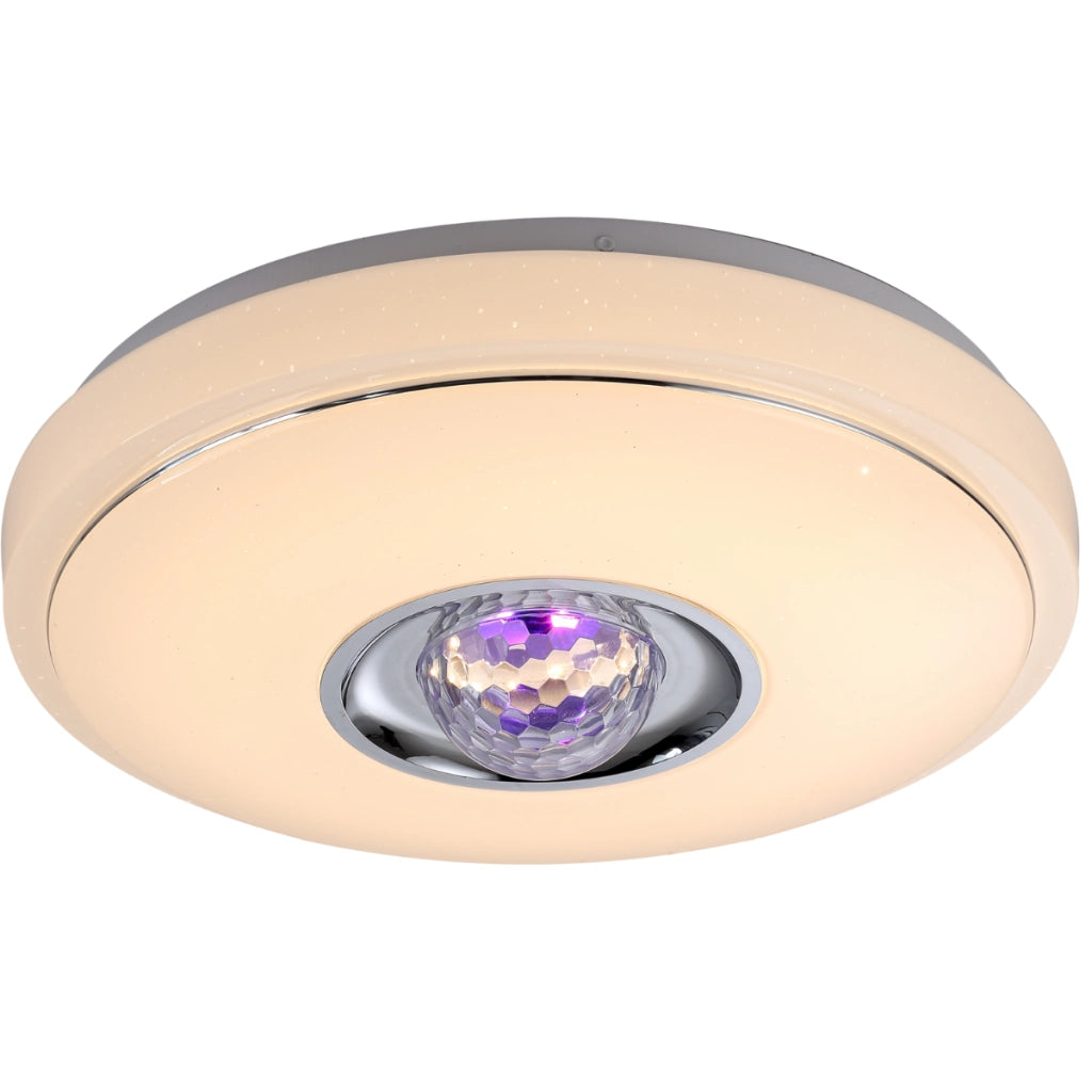 Plafoniera LED 18W RGB+3000K con telecomando Polux Magic