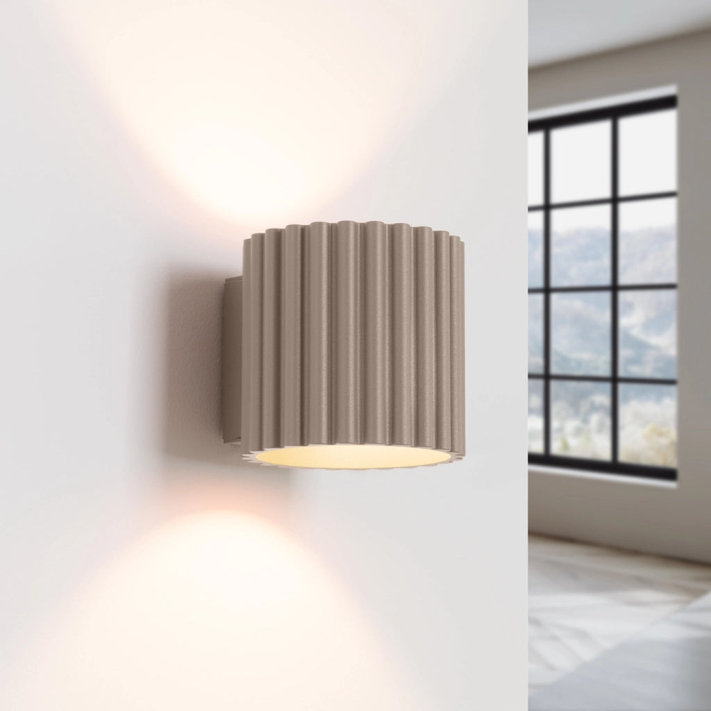 Lampada da parete AURA taupe G9