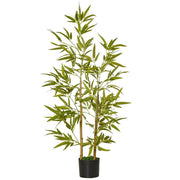 PIANTA ARTIFICIALE DI BAMBÙ ALTA 120 CM COLORE VERDE