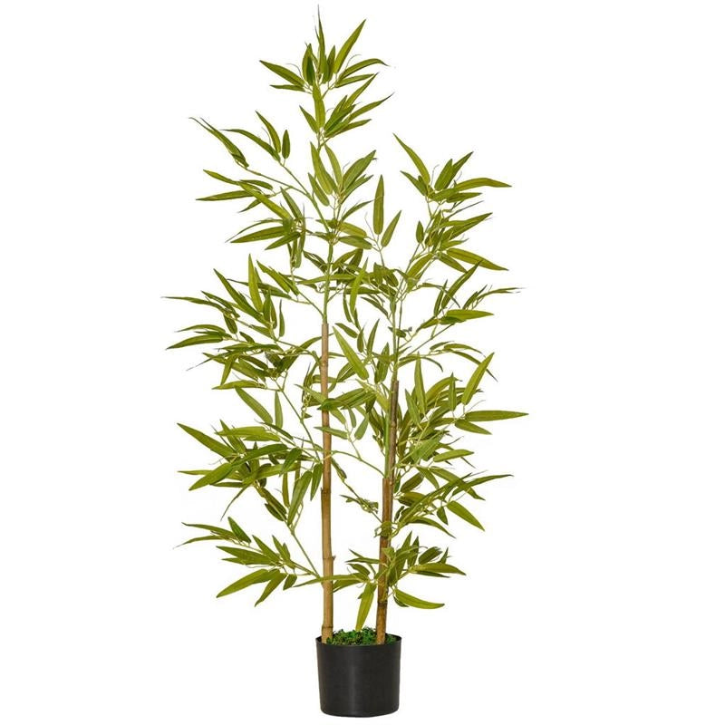 PIANTA ARTIFICIALE DI BAMBÙ ALTA 120 CM COLORE VERDE
